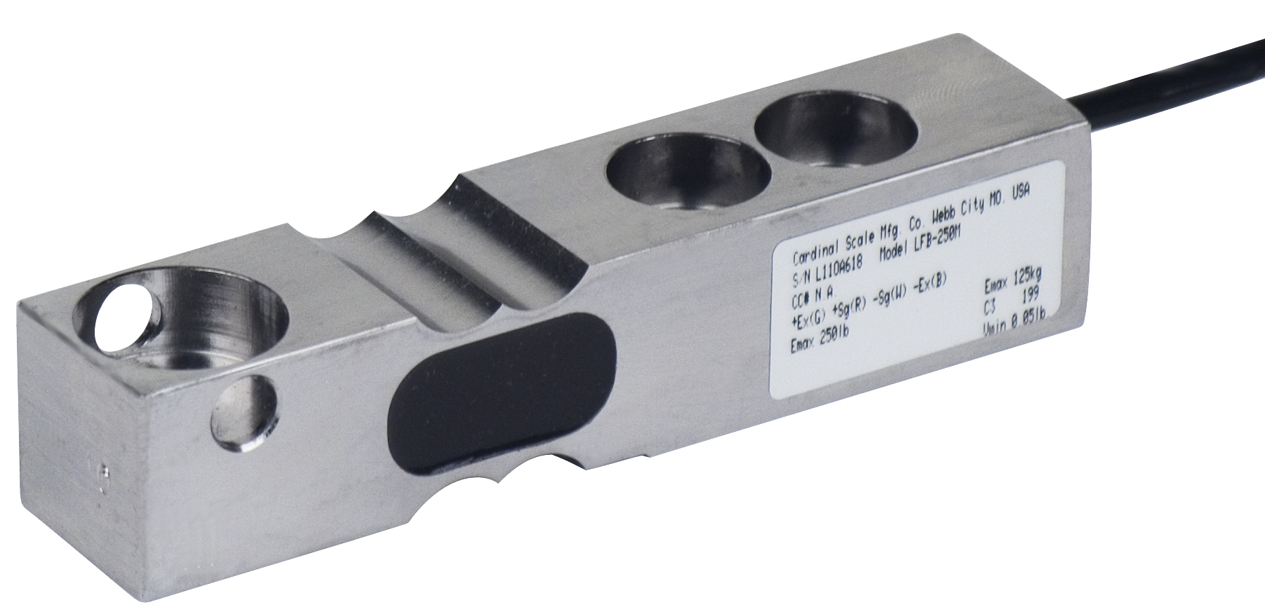 Brecknell H8H-C3-250kg 1 pc H8H 250KG Alloy Steel Shear Beam Load Cell 