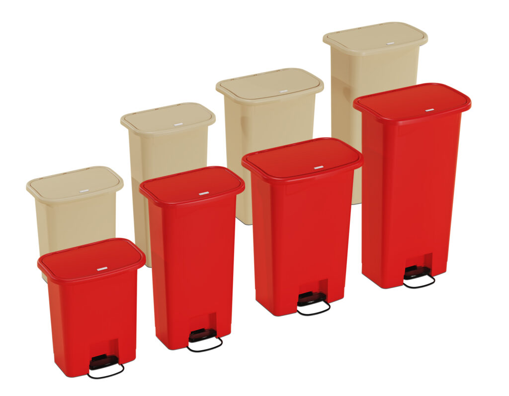 Waste Mate Plastic Waste Receptacles - Arlington Scale